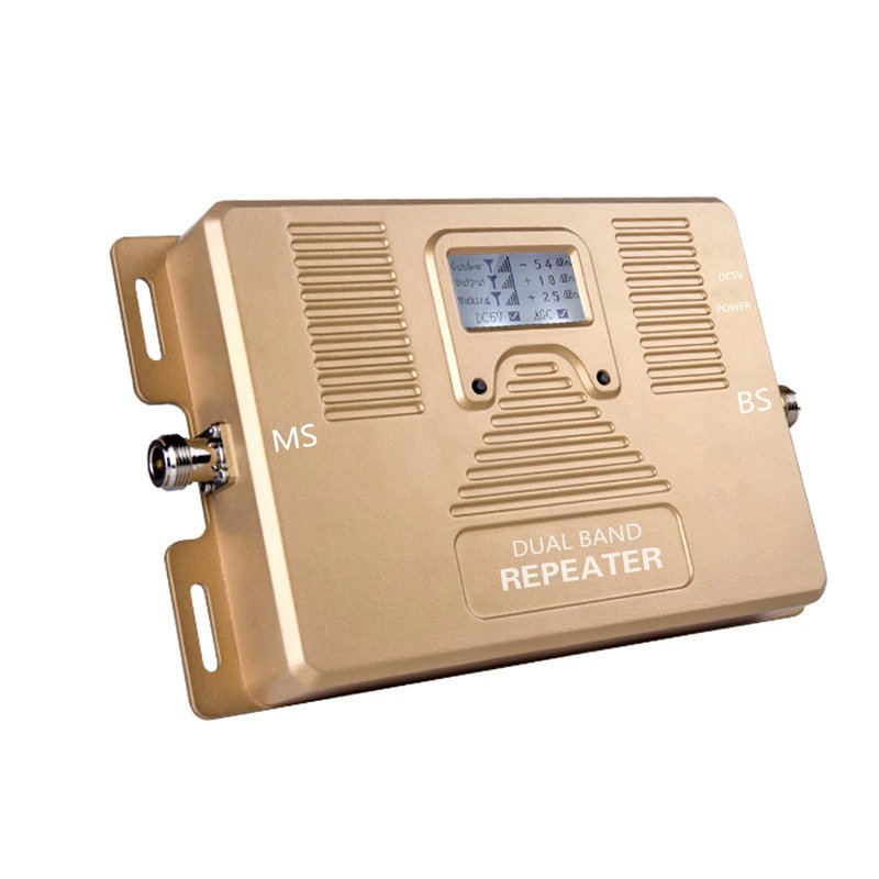 ATNJ Intelligence Network Repeater 850 900MHz Dual Band Booster 2G 3G for Home Use with AGC and ALC Functions